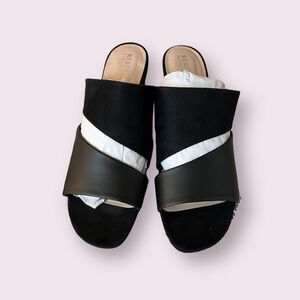 Reaction Kenneth Cole Black Mules Sz 10